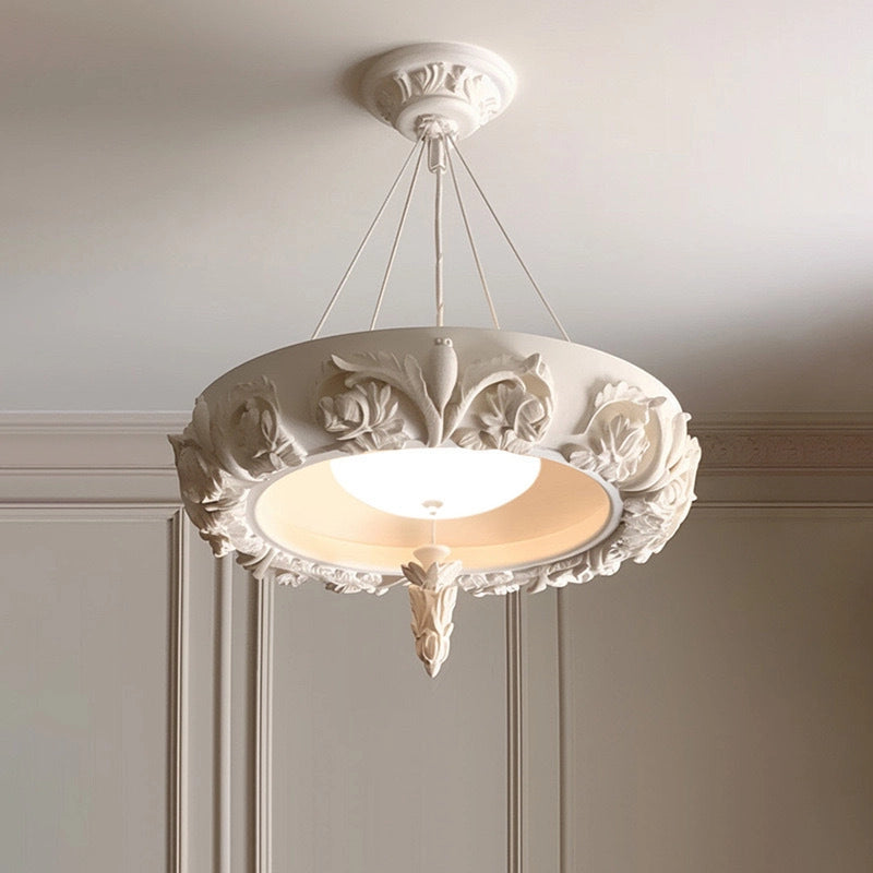 Carved Plaster Chandelier 8