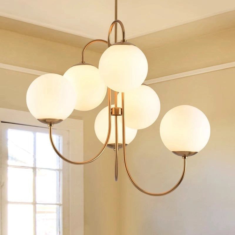 Gooseneck Chandelier